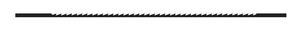 Scroll Saw Blade 10T Non-Pinned Regular Tooth .100″ Width .022″ Thick