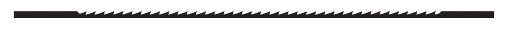 Scroll Saw Blade 20T Non-Pinned Regular Tooth .100″ Width .022″ Thick