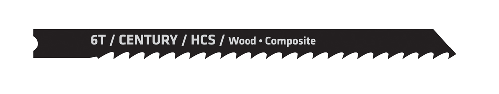 Jig-Saw Blade Carbon Alloy Steel 6T 3-5/8″ Length .040″ Thick Universal Shank