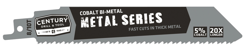 Metal Series Reciprocating Saw Blade 8/10T x 6″