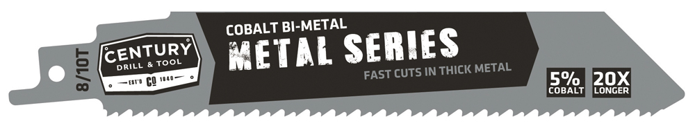 Metal Series Reciprocating Saw Blade 8/10T x 6″ 25 Pack