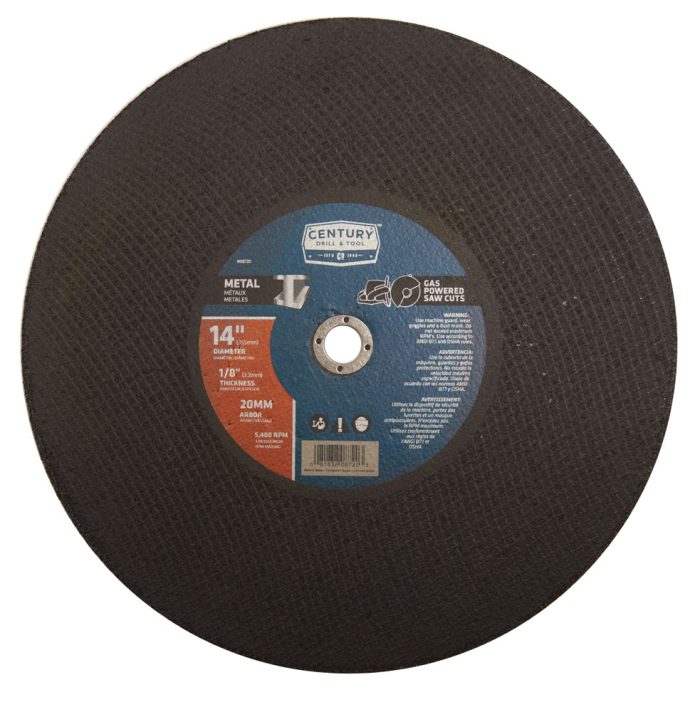 Saw Blades High Speed 14″ 1/8″ Thickness 20Mm Arbor (Metal)