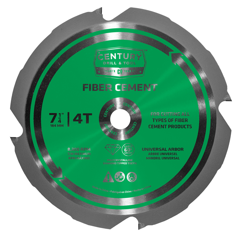 Fiber Cement Circular Saw Blade 7-1/4″ x 4T x Universal Arbor