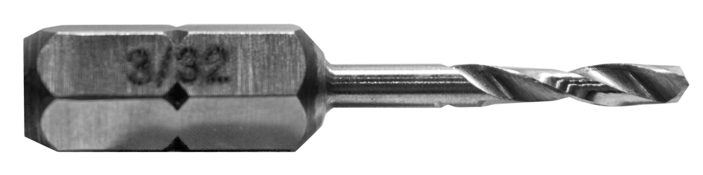 Stubby Drill Bit 3/32″ Overall Length 1-3/8″ Cutting Length 1/2″