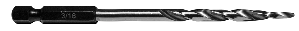 Taper Countersink #10 Replacement Drill 3/16″ 1/4″ Hex Shank