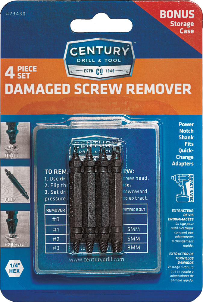 Damaged Screw Remover Set