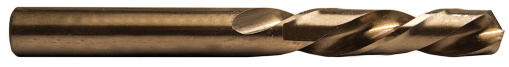Left Hand Stub Drill Bit Cobalt Steel 15/32″ X 4-3/4″ Flute Length 2-3/4″