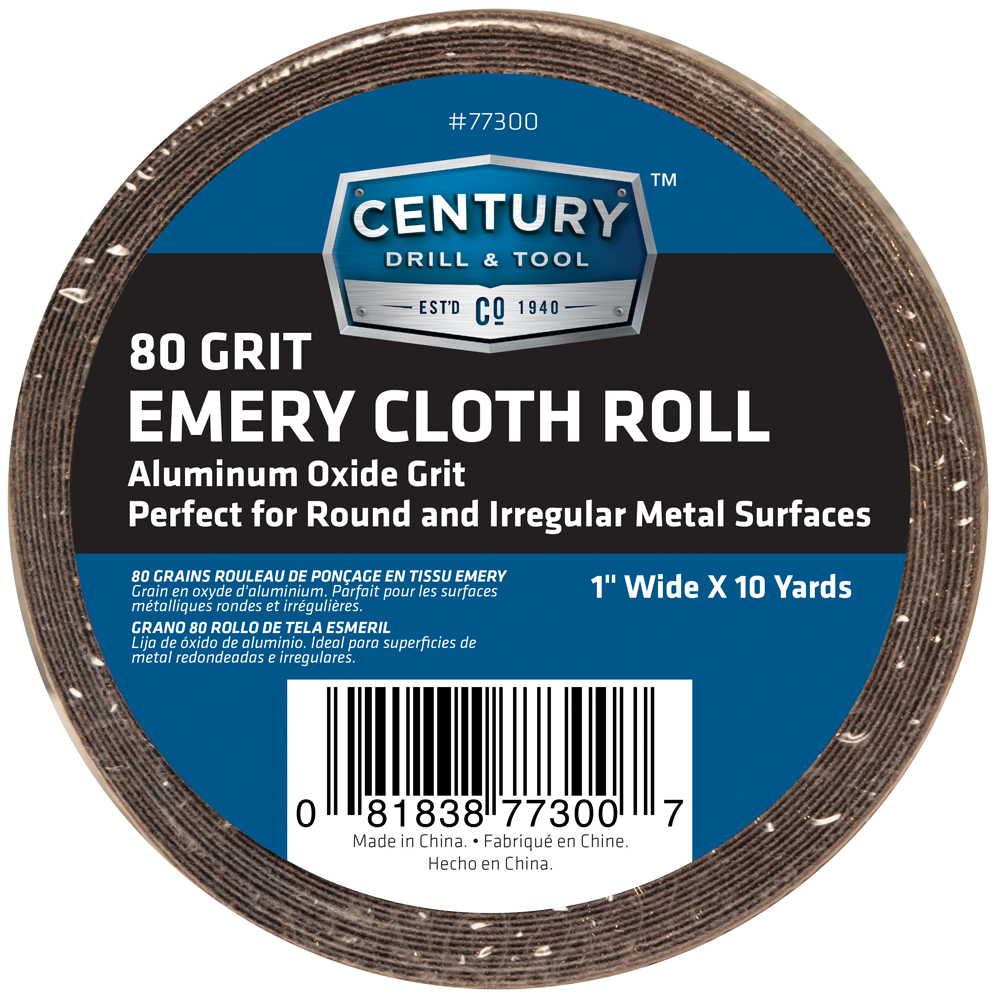 Emery Cloth Shop Rolls 1″ X 10 Yards 80 Grit
