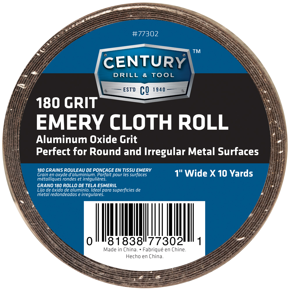 Emery Cloth Shop Rolls 1″ X 10 Yards 180 Grit