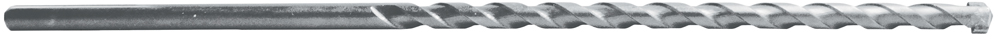 Slow Spiral Masonry Drill Bit 1/4″ Cutting Length 10-1/2″ Overall 12″ Shank 3/16